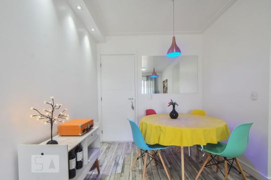 Sala de Jantar de apartamento à venda com 2 quartos, 65m² em Jardim Novo Santo Amaro, São Paulo