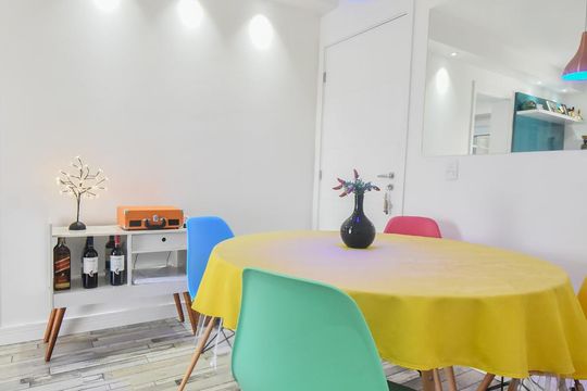 Sala de Jantar de apartamento à venda com 2 quartos, 65m² em Jardim Novo Santo Amaro, São Paulo