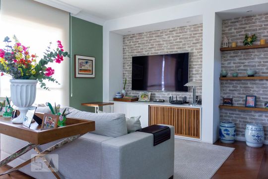 Sala de apartamento à venda com 4 quartos, 158m² em Jardim da Saúde, São Paulo