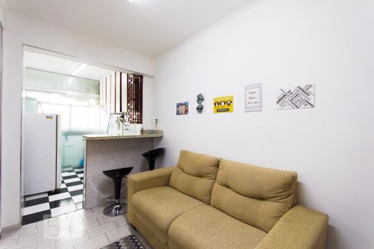 Sala de apartamento à venda com 1 quarto, 40m² em Bela Vista, São Paulo