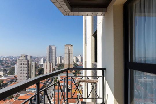 varanda de apartamento para alugar com 3 quartos, 108m² em Jardim Brasil (zona Sul), São Paulo