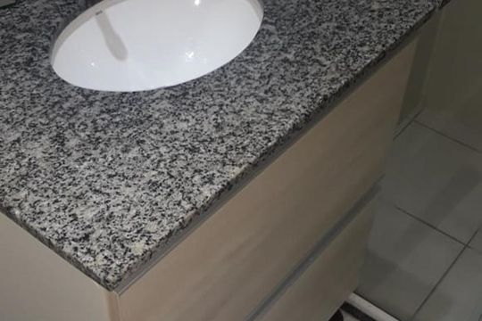 Banheiro Social de apartamento para alugar com 2 quartos, 50m² em Vila Antonieta, São Paulo