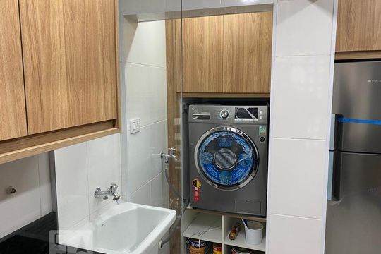 Detalhe da area de serviço de apartamento para alugar com 2 quartos, 60m² em Consolação, São Paulo