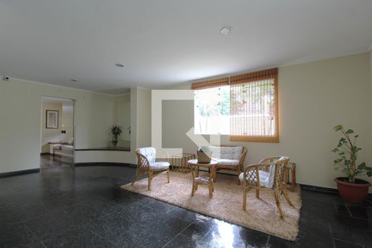 Hall Social de apartamento à venda com 3 quartos, 145m² em Moema, São Paulo