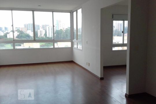 Sala de apartamento para alugar com 3 quartos, 128m² em Paraíso do Morumbi, São Paulo