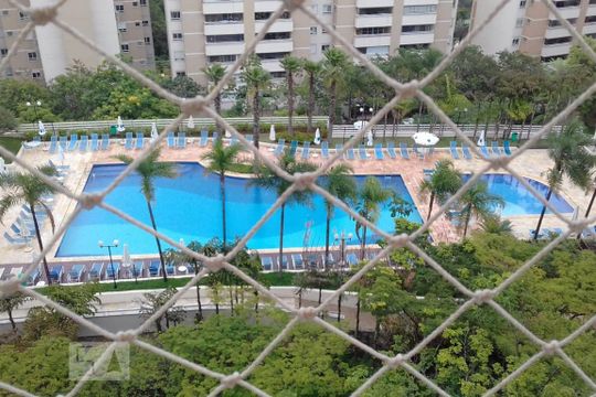Vista da Janela de apartamento à venda com 3 quartos, 128m² em Paraíso do Morumbi, São Paulo
