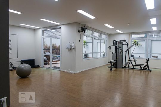 Área comum - Academia de kitnet/studio para alugar com 1 quarto, 40m² em Bela Vista, São Paulo