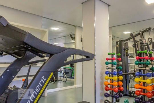 Área comum - Academia de apartamento para alugar com 2 quartos, 59m² em Jardim Pereira Leite, São Paulo