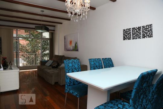 Sala de apartamento à venda com 3 quartos, 110m² em Tijuca, Rio de Janeiro