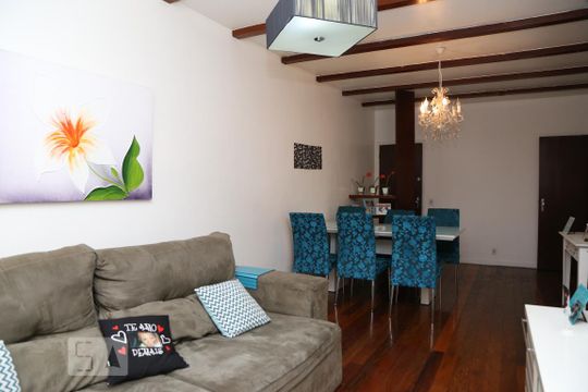 Sala de apartamento à venda com 3 quartos, 110m² em Tijuca, Rio de Janeiro