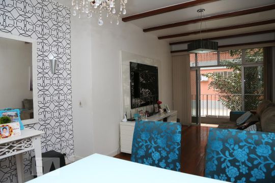 Sala de apartamento à venda com 3 quartos, 110m² em Tijuca, Rio de Janeiro