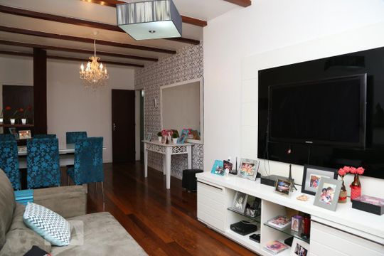 Sala de apartamento à venda com 3 quartos, 110m² em Tijuca, Rio de Janeiro