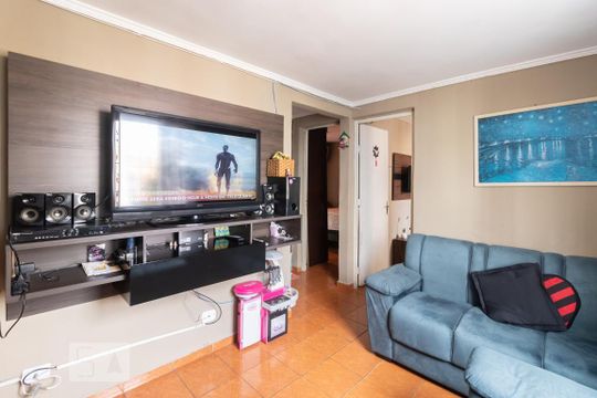 Sala de apartamento à venda com 2 quartos, 48m² em São Miguel Paulista, São Paulo