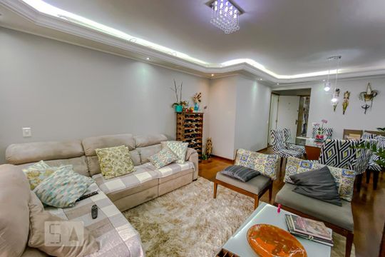 Sala de apartamento para alugar com 4 quartos, 130m² em Vila Regente Feijó, São Paulo