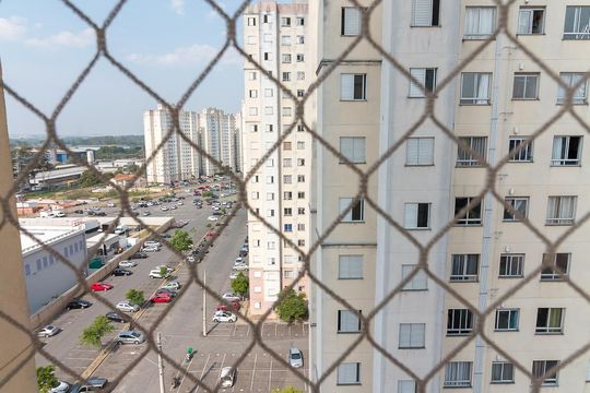 Vista área de serviço de apartamento para alugar com 2 quartos, 45m² em Ponte Grande, Guarulhos