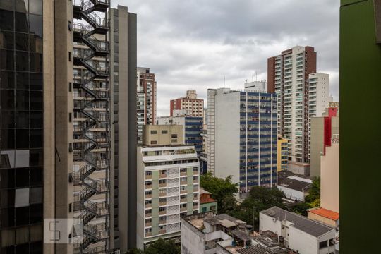 Vista de kitnet/studio para alugar com 1 quarto, 28m² em Bela Vista, São Paulo