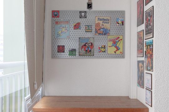 Varanda de kitnet/studio para alugar com 1 quarto, 28m² em Bela Vista, São Paulo