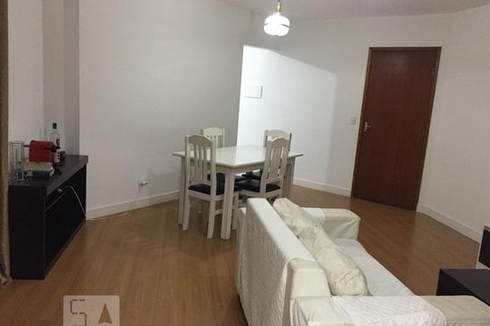 Sala de apartamento para alugar com 2 quartos, 69m² em Jardim Henriqueta, Taboão da Serra