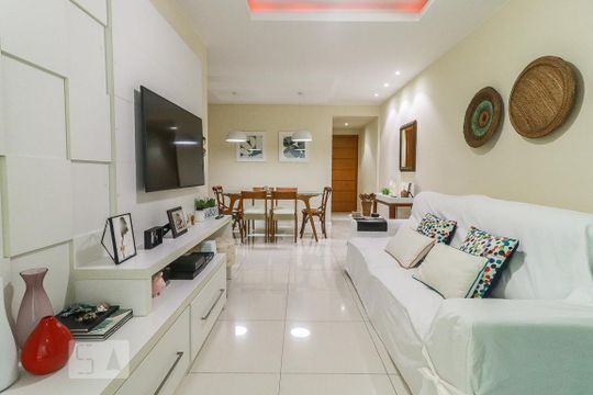 Sala de apartamento à venda com 4 quartos, 101m² em Freguesia (jacarepaguá), Rio de Janeiro