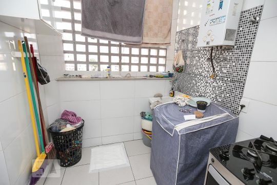 Área de Serviço de apartamento à venda com 3 quartos, 90m² em Riachuelo, Rio de Janeiro