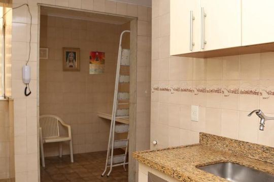 Cozinha de apartamento à venda com 2 quartos, 62m² em Grajaú, Rio de Janeiro