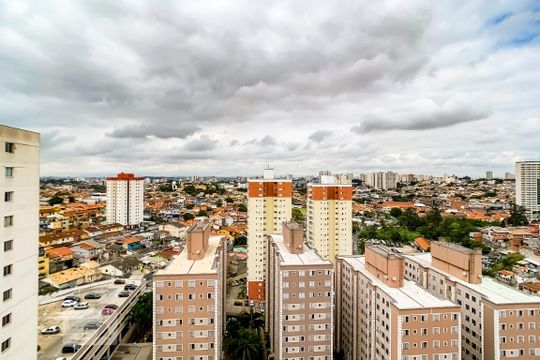 Vista da Sala de apartamento à venda com 2 quartos, 50m² em Centro, Guarulhos