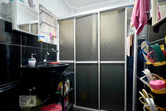 Banheiro de apartamento à venda com 1 quarto, 42m² em Campos Elíseos, São Paulo