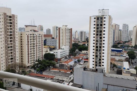 Vista da sacada de apartamento para alugar com 2 quartos, 67m² em Vila Azevedo, São Paulo