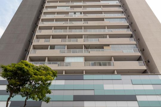 Fachada de kitnet/studio para alugar com 1 quarto, 27m² em Jardim Paulistano, São Paulo