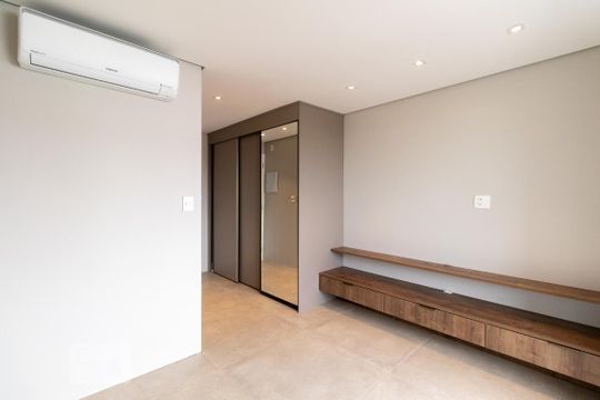 Sala - quarto de kitnet/studio para alugar com 1 quarto, 27m² em Jardim Paulistano, São Paulo