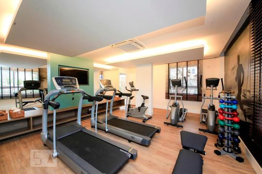 Área comum - Academia de apartamento à venda com 1 quarto, 39m² em Pinheiros, São Paulo
