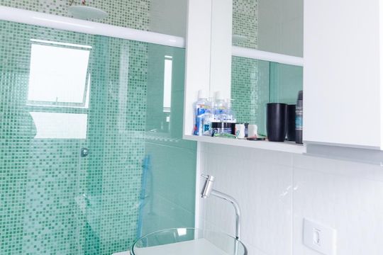Banheiro Suite 1 de casa à venda com 3 quartos, 140m² em Jardim Satélite, São Paulo