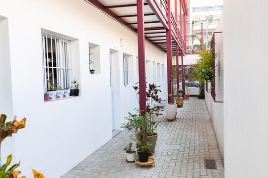 Área comum de kitnet/studio para alugar com 1 quarto, 20m² em Ipiranga, São Paulo