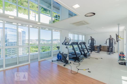 Área comum - Academia de apartamento à venda com 2 quartos, 66m² em Petrópolis, Porto Alegre