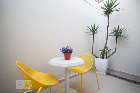 Varanda do Quarto de kitnet/studio para alugar com 1 quarto, 35m² em Real Parque, São Paulo