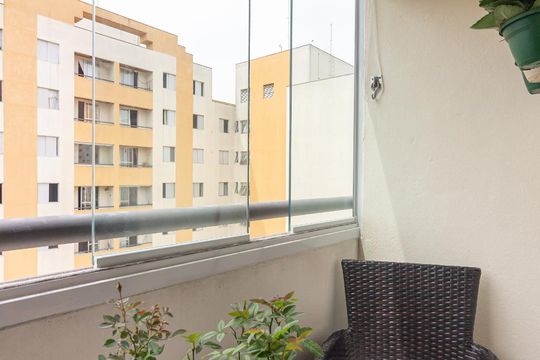 Varanda de apartamento para alugar com 2 quartos, 55m² em Continental, Osasco
