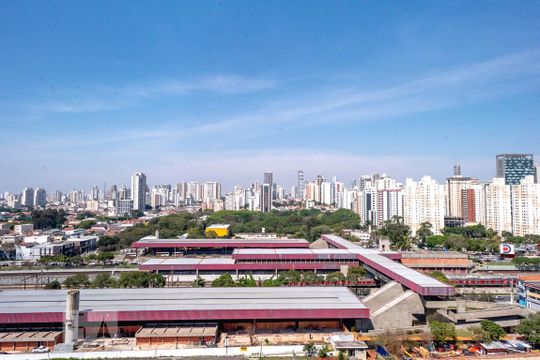 Vista da Sala de apartamento à venda com 2 quartos, 54m² em Vila Zilda, São Paulo