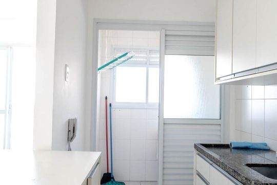 Cozinha de apartamento à venda com 2 quartos, 54m² em Vila Zilda, São Paulo