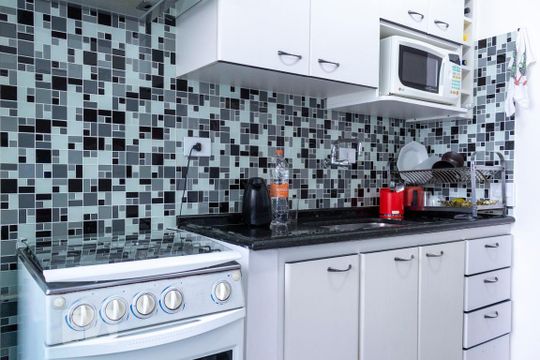 Cozinha de apartamento à venda com 2 quartos, 60m² em Vila das Mercês, São Paulo