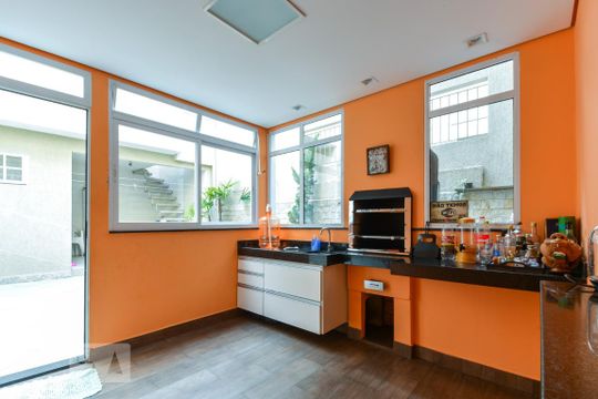 Churrasqueira de casa à venda com 3 quartos, 160m² em Jardim Borborema, São Bernardo do Campo