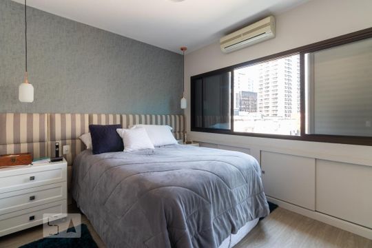 Suite 1 de apartamento à venda com 2 quartos, 120m² em Itaim Bibi, São Paulo
