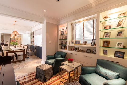 Sala de apartamento à venda com 2 quartos, 120m² em Itaim Bibi, São Paulo