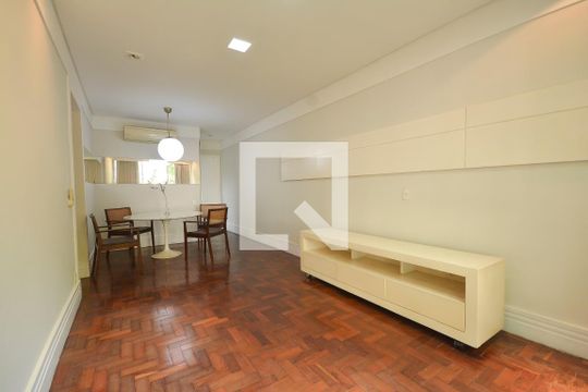 Sala de apartamento à venda com 3 quartos, 85m² em Humaitá, Rio de Janeiro