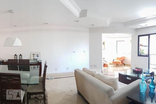 Sala de apartamento à venda com 3 quartos, 155m² em Jardim Anália Franco, São Paulo