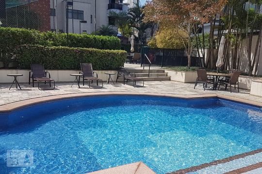 Área comum - Piscina de apartamento à venda com 3 quartos, 155m² em Jardim Anália Franco, São Paulo