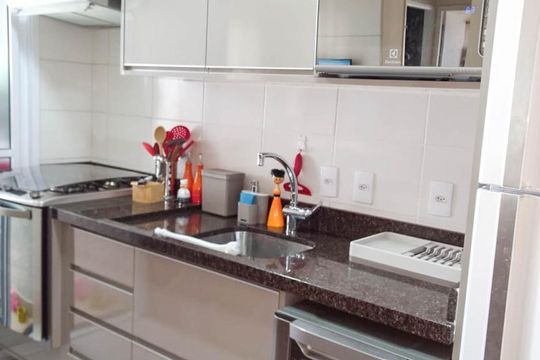 Cozinha de apartamento à venda com 2 quartos, 55m² em Mooca, São Paulo