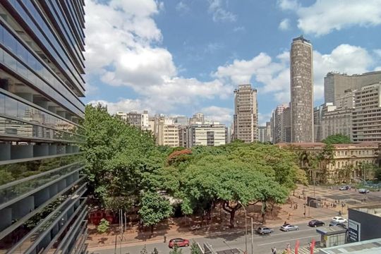 Vista de kitnet/studio à venda com 1 quarto, 28m² em República, São Paulo