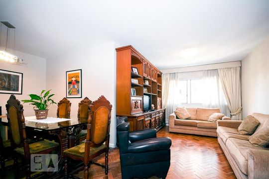 Sala de apartamento à venda com 3 quartos, 115m² em Santo Amaro, São Paulo