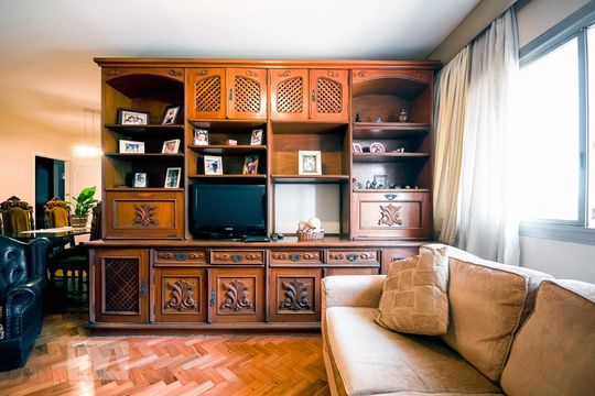 Sala de apartamento à venda com 3 quartos, 115m² em Santo Amaro, São Paulo