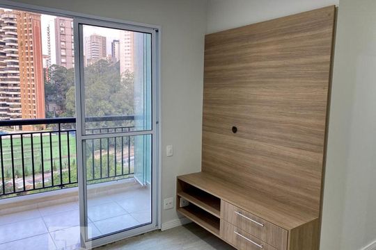Sala de apartamento para alugar com 3 quartos, 65m² em Vila Praia, São Paulo